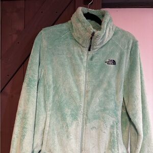 The North Face Women's Light Green Teddy Jacket